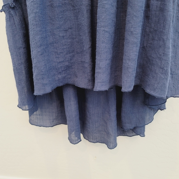 IZ Byer Color Block Maxi Dress Hi Low Hem Size S - Picture 8 of 16